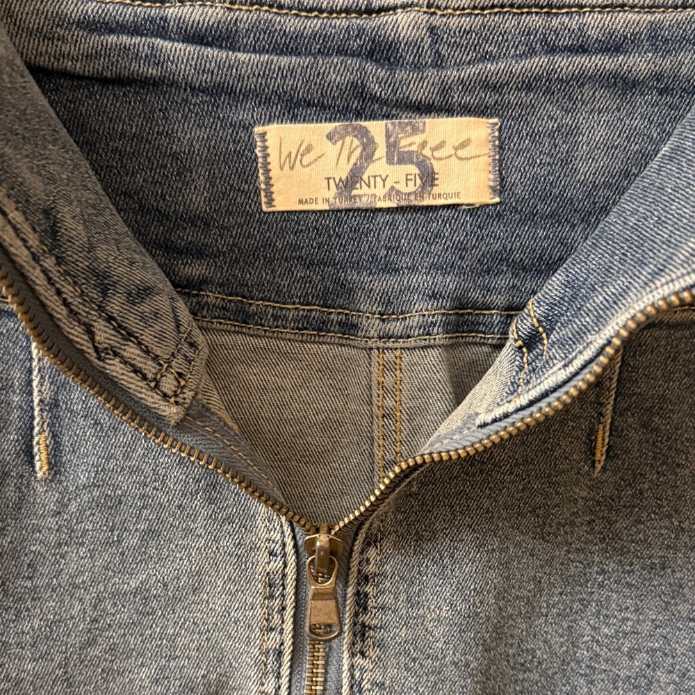 We The Free Blue Denim Mini Skirt - Picture 2 of 3